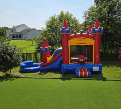 Fun Size Single Slide/Bounce House Combo